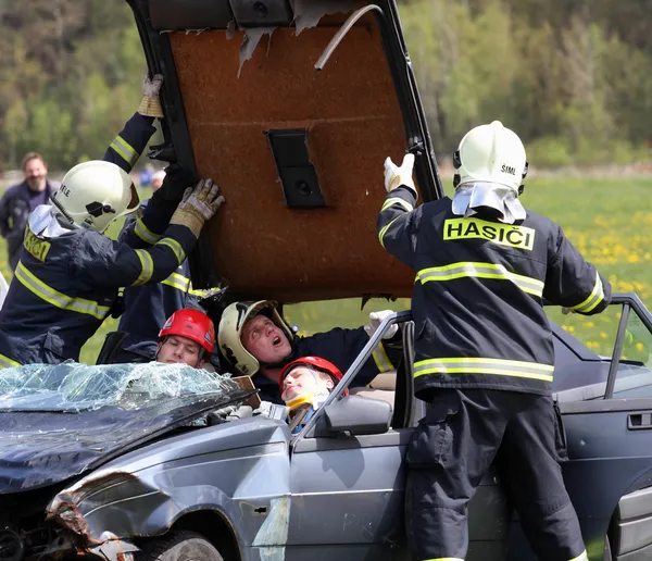 Accident and rescue — Stock Photo, Image