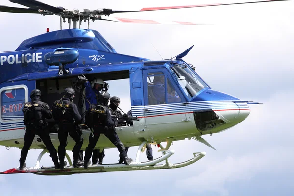 Helikopter polisen — Stockfoto