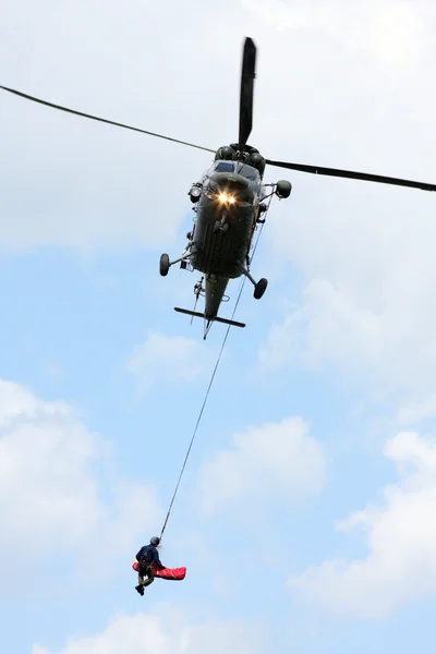 Politie ploeg in actie — Stockfoto