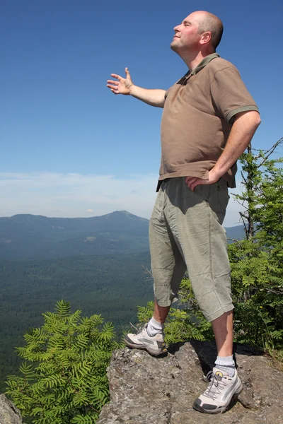 Frischluft-Berggipfel — Stockfoto