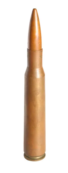 Cartucho de 12,7 mm de ametralladora para aviones — Foto de Stock