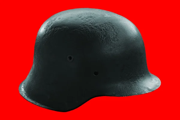 Germany at the WWII German battle helmet. — Stock Photo, Image