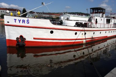 tipik tekneye vltava Nehri