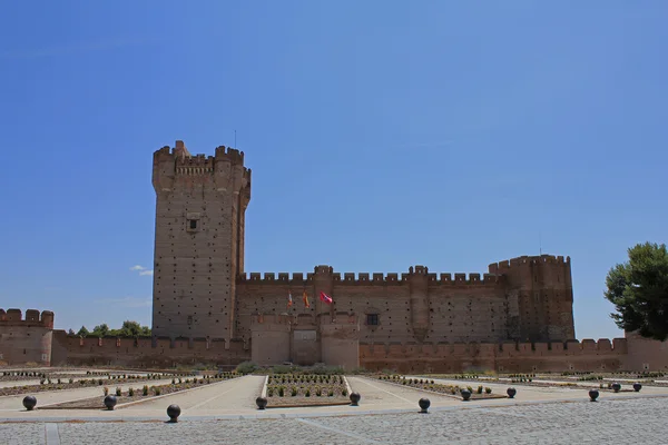 Zamek La mota, medina del campo, Prowincja valladolid, Kastylia — Zdjęcie stockowe