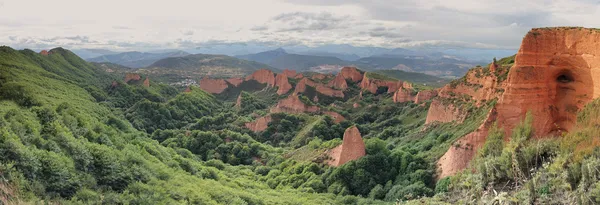 Las Medulas ancient Roman gold mines, UNESCO, Leon, Spain — Stock Photo, Image