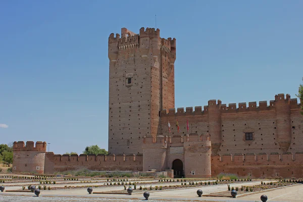 Castelo de La Mota, Medina del Campo, província de Valladolid, Castela a — Fotografia de Stock