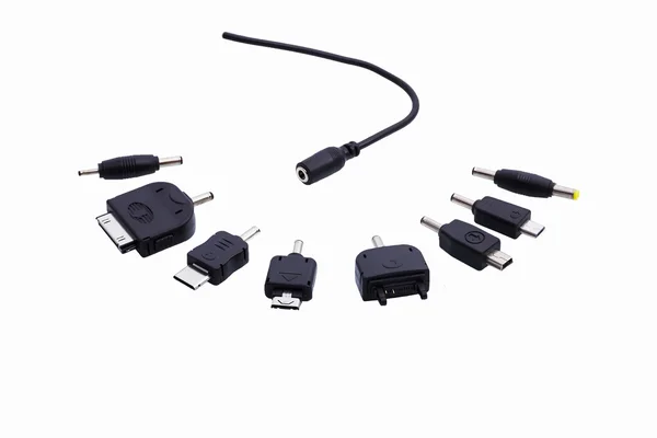Beyaz adaptör connector.isolated
