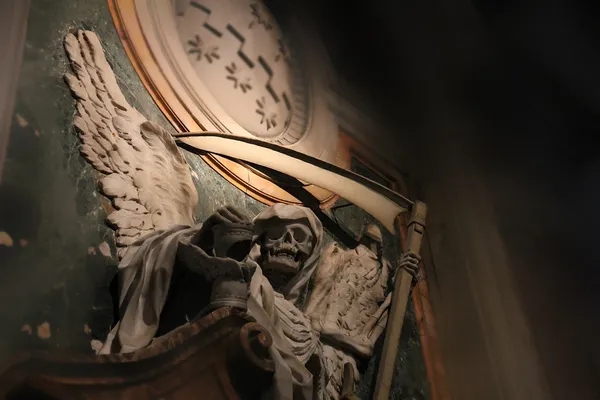 Rzeźba Grim reaper Obrazy Stockowe bez tantiem
