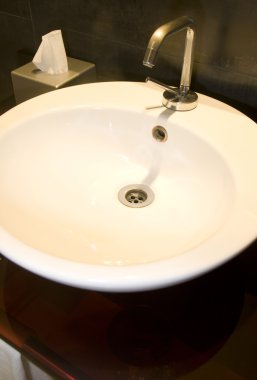 modern banyo lavabo lavabo hotel Budapeşte Macaristan