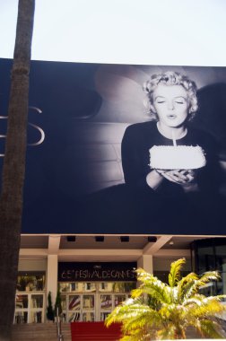 editorial photo Marilyn Monroe at Cannes Film Festival 2012 clipart
