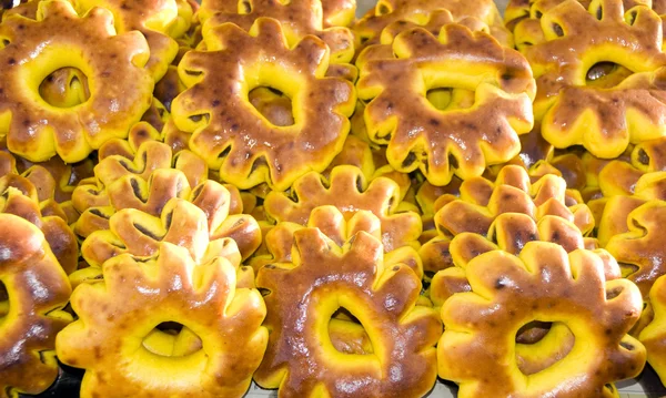 Färska israeliska bagel bröd fotograferad i jerusalem israel — Stockfoto