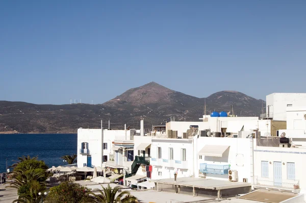 Adamas cidade Milos ilha grega Cíclades Grécia — Fotografia de Stock