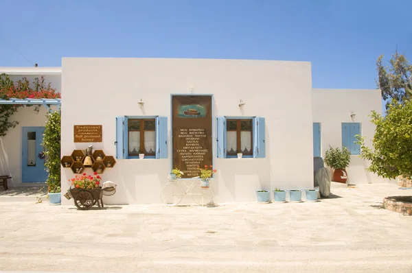 Cyclades white architecture Pollonia Milos Greek Island Greece — Stock Photo, Image