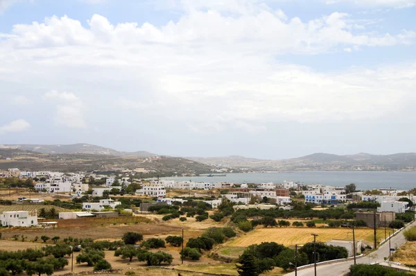 資本アダマス ミロス島の港ポート建築風景 cy — ストック写真