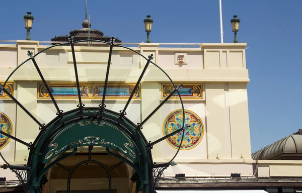 Entrata famoso caffè architettura casino Monte Carlo Monaco — Foto Stock