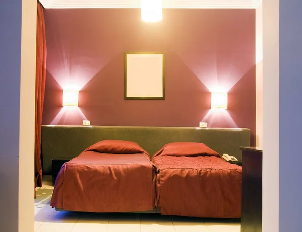 寝室のインテリア スイート チュニス チュニジア アフリカ — ストック写真