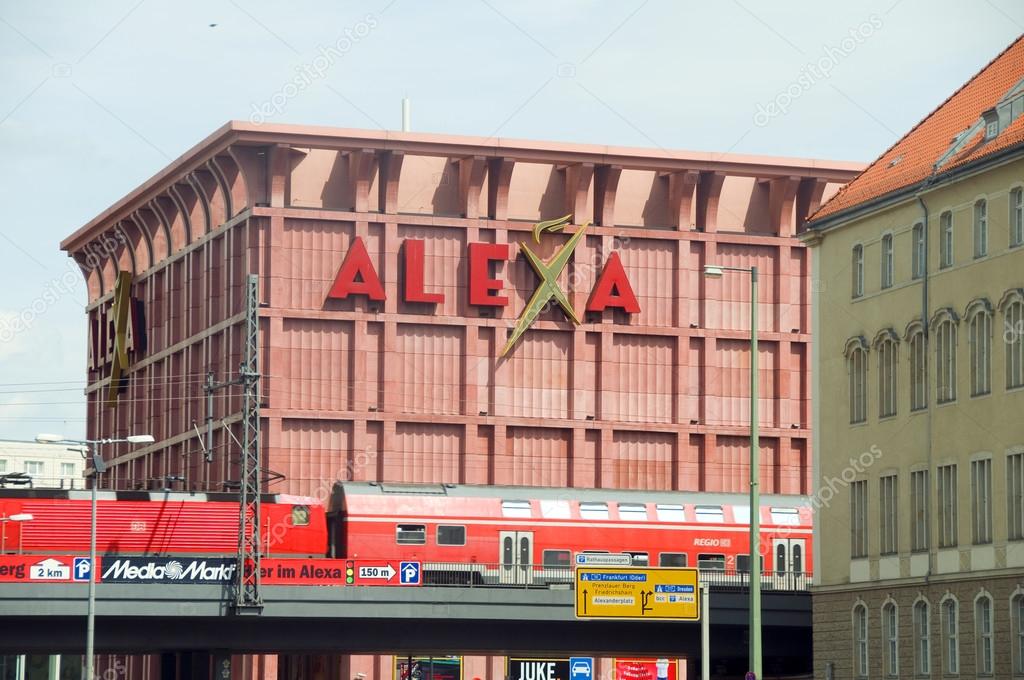 Alexa shopping mall on Alexanderplatz Berlin Germany — Stock
