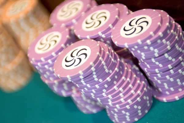 Fichas de Poker — Fotografia de Stock