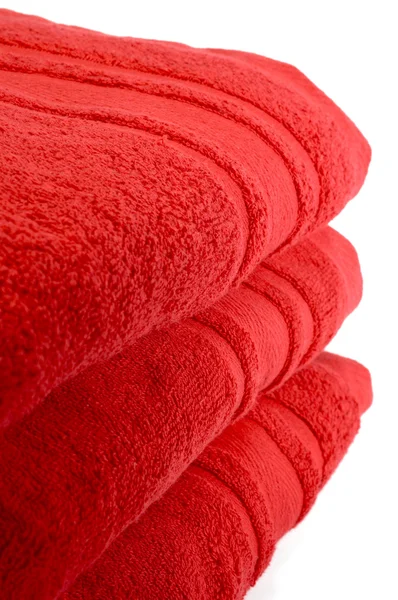 Red towels — Stock Photo, Image