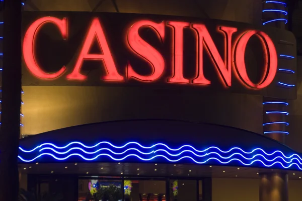 Neon del casinò — Foto Stock