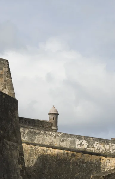 Sentinella vedetta Fort san cristobal san juan — Foto Stock