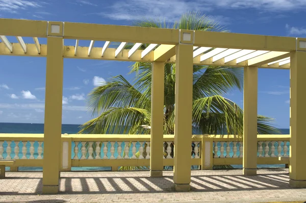 Struktur på malecon vieques — Stockfoto