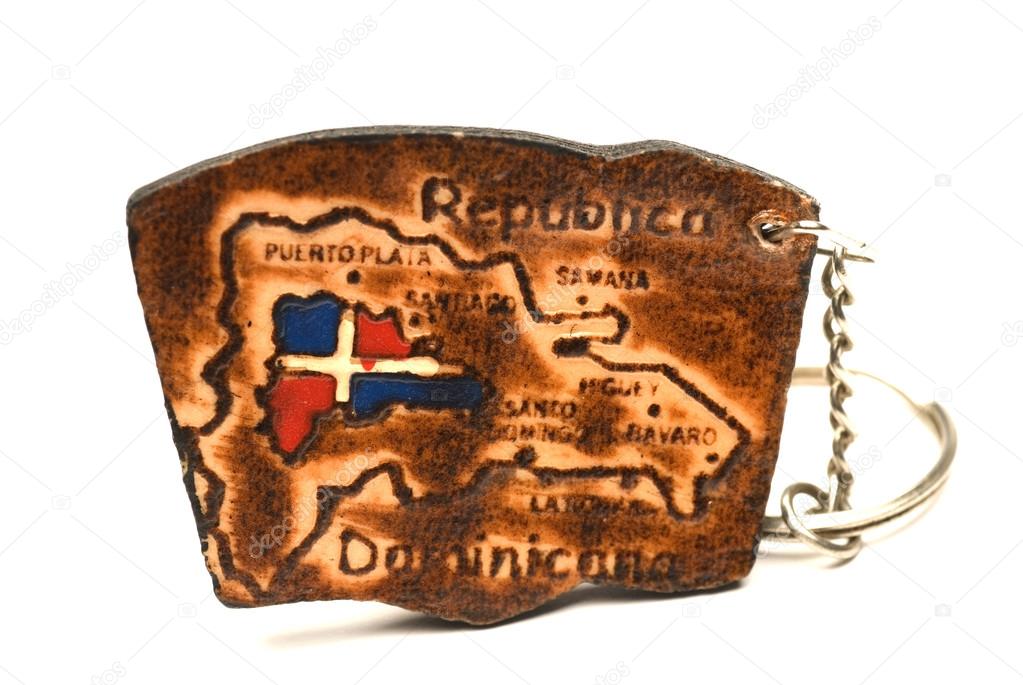 Key chain souvenir dominican republic — Stock Photo © rjlerich 12902946