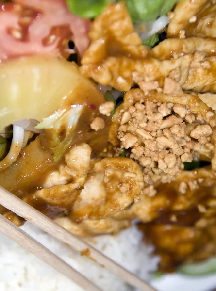 베트남어 식품이 물리게 닭고기 — 스톡 사진