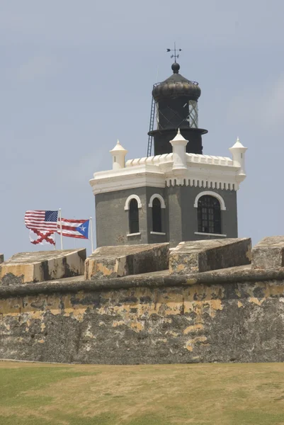 El morro and lighthouse — Stock Photo, Image