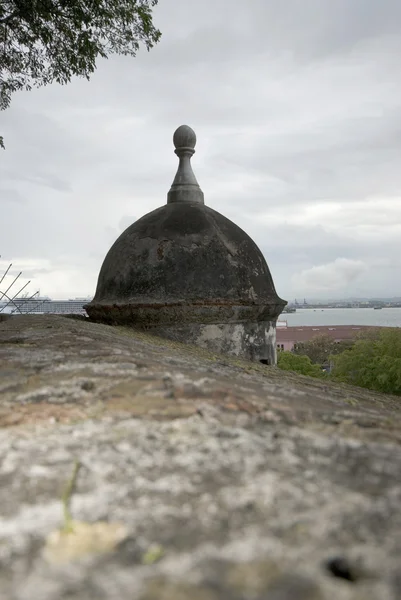 Sentry post over old san juan — Stock Photo, Image