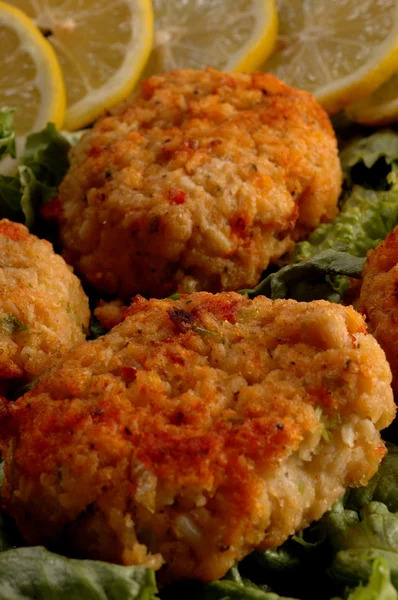 Crab cakes — Stock Photo, Image