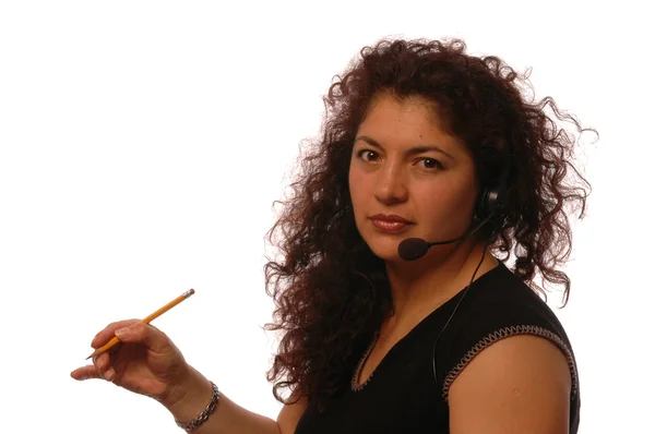 Woman in office — Stock Photo, Image