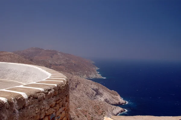 Griekse eiland weergave — Stockfoto