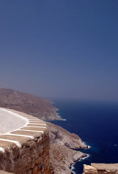 Greek island view — стоковое фото