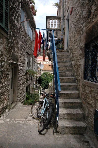 Treppe zum Haus — Stockfoto