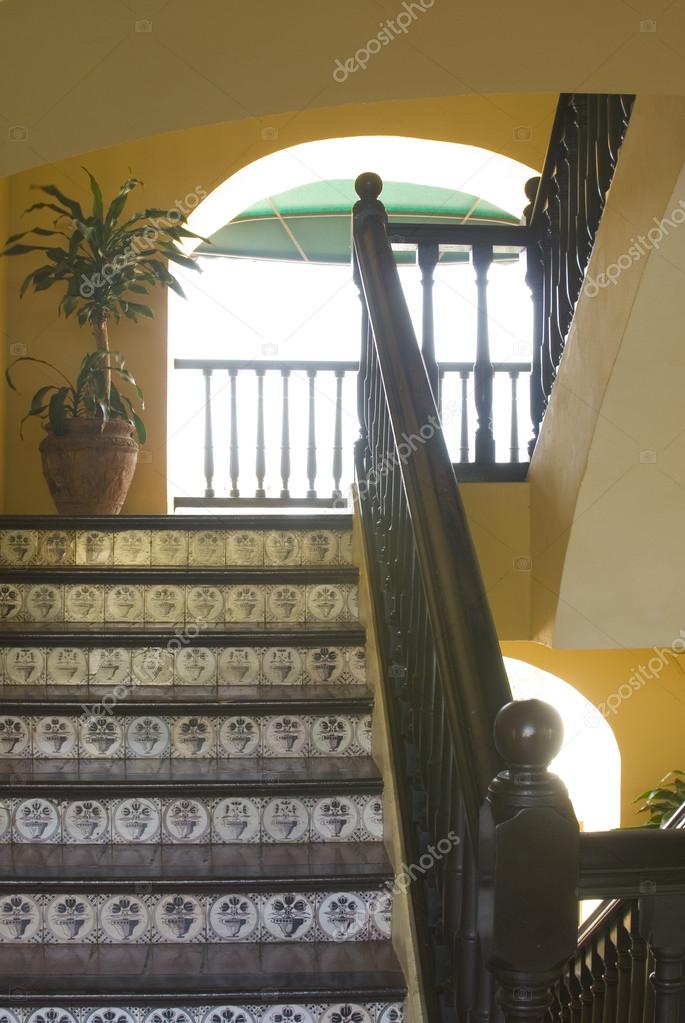 stairway old hotel