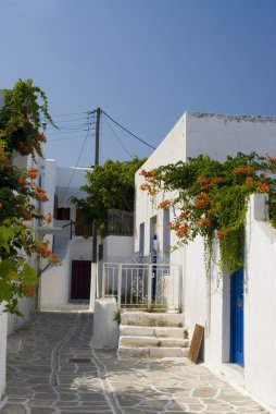 Yunan Adası sokak sahnesi