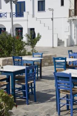 tipik Yunan Adası taverna