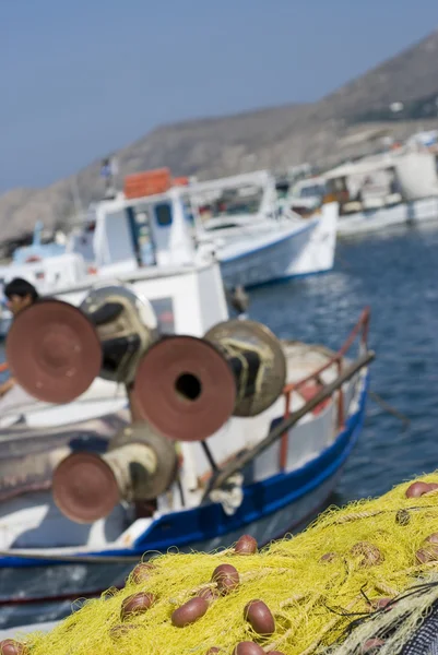 Fischerboote griechische Inseln — Stockfoto