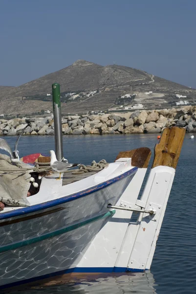 Fischerboote griechische Inseln — Stockfoto