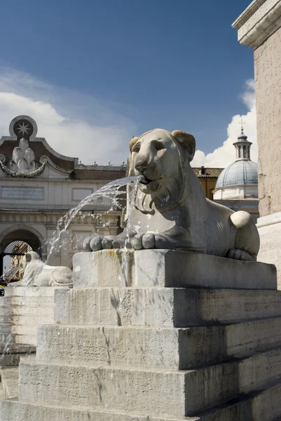 Piazza del popolo Rzym — Zdjęcie stockowe
