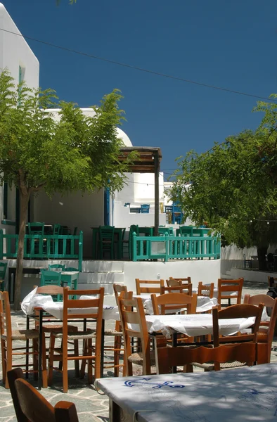 Restaurantes e cafés em Greek Village — Fotografia de Stock