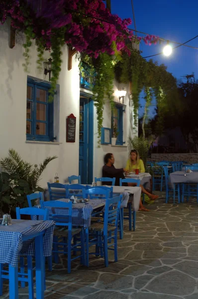 Griechische Tavernennacht — Stockfoto