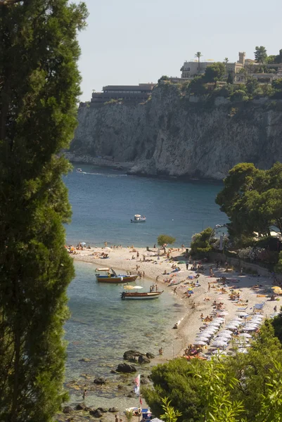 Plážové pobřeží Sicílie — Stock fotografie