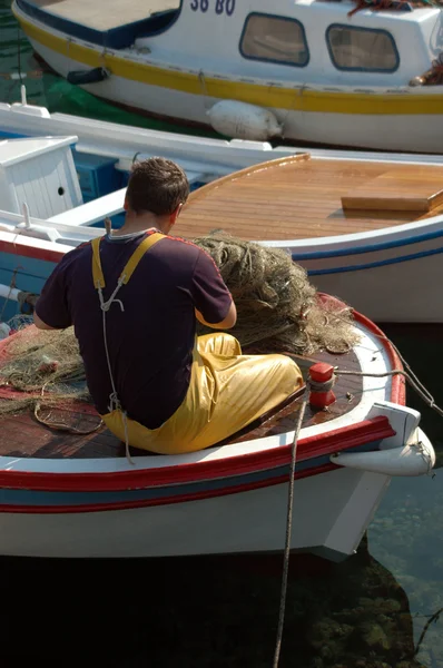 Barco de pescador — Fotografia de Stock