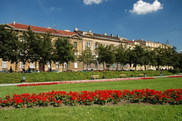 Park v Záhřebu — Stock fotografie