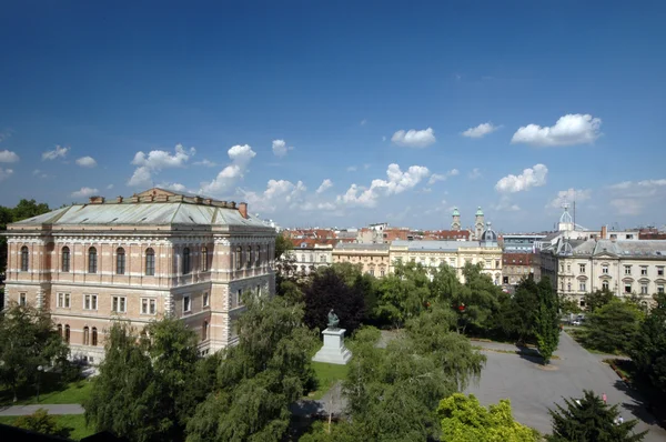 Panorama z Zagrzebia — Zdjęcie stockowe