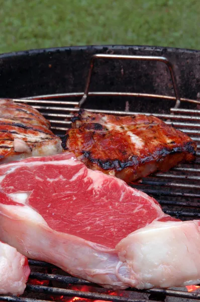 Steaks and chops — Stock Photo, Image