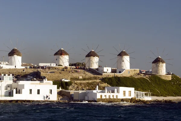 Windmills of mykonos — Stock Photo, Image