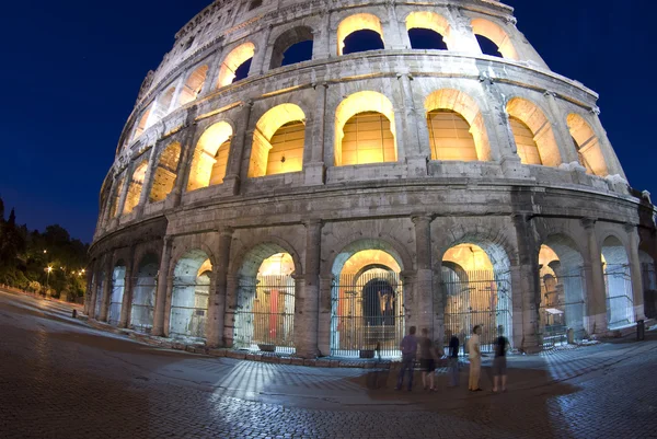 Collosseum ローマ イタリア夜 — ストック写真